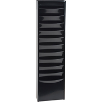 Literature Storage Racks, Stationary, 11 Slots, Steel, 9-3/4" W x 4-1/8" D x 36" H Industrial Sales