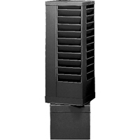 Literature Storage Racks, Rotating, 44 Slots, Steel, 14-1/8" W x 14-1/8" D x 48-1/2" H Industrial Sales