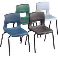 Horizon Chairs, Plastic, Black Industrial Sales
