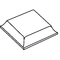 Bumpon Tapered Square Protective Bumpers Industrial Sales