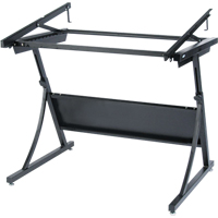 PlanMaster Height-Adjustable Drafting Table, 43" W x 29-1/2" - 37-1/2" H, Black Industrial Sales