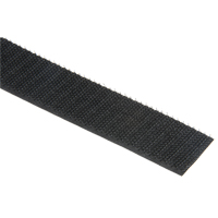 Bande d'attaches, Crochet, 50 vg x 1", Cousu, Noir Industrial Sales
