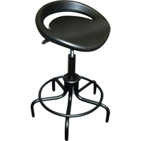 6000 Series Oversized Stool, Stationary, Adjustable Height, 250 lbs. Capacity Industrial Sales