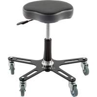SF130 Ergonomic Chair, Vinyl Seat, Black Industrial Sales