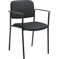 Stacking Chairs, Fabric, 32" High, 300 lbs. Capacity, Charcoal Industrial Sales