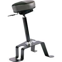 TA180 Ergonomic Sit/Stand Chair, Vinyl Seat, Black Industrial Sales