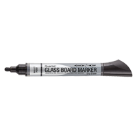 Premium Glass Dry-Erase Markers, Black, Bullet Tip Industrial Sales