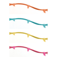 One-Wrap&reg; Cable Management Tape, Hook & Loop, 25 yds x 3/4", Self-Grip, Aqua Industrial Sales