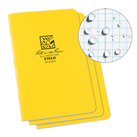 Carnet de notes, Couverture souple, Jaune, 48 Pages, 4-5/8" , 7"  Industrial Sales