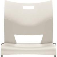 Duet Armless Training Chair, Plastic, 33-1/4" High, 350 lbs. Capacity, White Industrial Sales