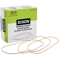 Rubber Bands, 6" x 1/16" Industrial Sales