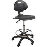 Tabouret robuste et ergonomique, Mobile, Ajustable Hauteur, Capacit&eacute; 250 lb Industrial Sales