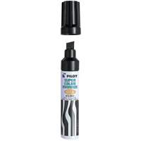 Marqueur permanent rechargeable Super Color, Noir, Pointe Ciseau Industrial Sales