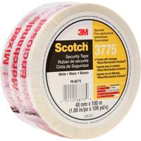 Scotch&reg; 3775 Box Sealing Tape with Message, Hot Melt Adhesive, 2 mils, 48 mm (1-22/25") x 100 m (328') Industrial Sales