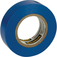 Rubans en vinyle pour codage en couleurs 35 Scotch, 12,7 mm (1/2") x 20,1 m (66'), Bleu, 7 mils Industrial Sales