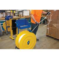 Strapping Dispenser, Polyester/Steel/Polypropylene Straps, 16"/8" Core Dia., 3"/8"/6" Roll Width Industrial Sales