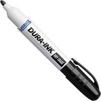 Dura-Ink&reg; Dry Erase Ink Markers, Black, Bullet Tip Industrial Sales