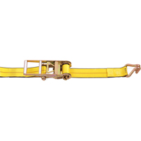 Ratchet Straps, Wire Hook, 3" W x 30' L, 5400 lbs. (2450 kg) Working Load Limit Industrial Sales