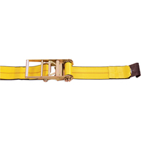 Ratchet Straps, Flat Hook, 4" W x 30' L, 5400 lbs. (2450 kg) Working Load Limit Industrial Sales