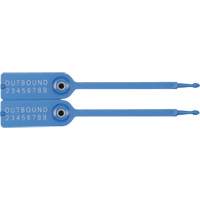 Gemini&reg; Tote Seals, 7-1/4", Plastic, Pull-Through Industrial Sales