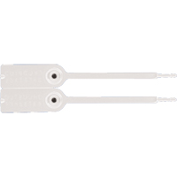 Gemini&reg; Tote Seals, 7-1/4", Plastic, Pull-Through Industrial Sales