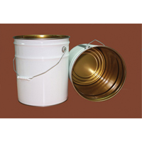 Pail with Lid, Metal, 20 L Industrial Sales