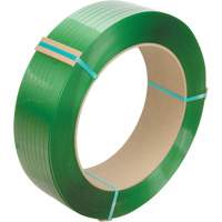 Strapping, Polyester, 3/4" W x 2680' L, Green, Manual Grade Industrial Sales