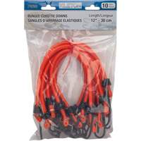 Bungee Cord Tie Downs, 12" Industrial Sales