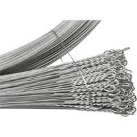 Baling Wire, Galvanized, 13-1/2' L, 13 ga. Industrial Sales