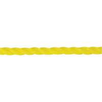 1/4" Braided Yellow Rope, Polypropylene, 1300' Industrial Sales