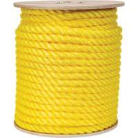 Braided Yellow Rope, Polypropylene, 300' Industrial Sales