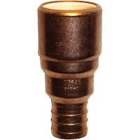 Adaptateur de tuyau, Embout femelle x PEX cannel&eacute;, 1/2" dia., Cuivre/PVC-C Industrial Sales