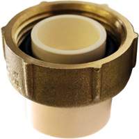 Adaptateur pour boîtier de compteur d'eau, 3/4" x 1" dia., PVC-C Industrial Sales