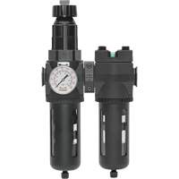 Filtre/d&eacute;tendeur & filtre coalescent Modulair 400 avec bol standard & drain manuel, 3/4" NPTF, 150 psi, Capacit&eacute; de 9,13 oz liq. Industrial Sales