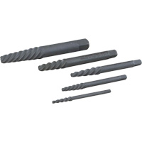Left Hand Spiral Tapered Flute Extractor Set, 5 Pieces Industrial Sales