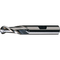 CLEVELAND Centre Cutting Ball Nose Single End Finishers, 3/4" Dia., 2 Flutes, High Speed Steel Industrial Sales