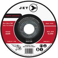 POWER ABRASIVE&reg; Grinding Wheel, 4" x 1/4", 5/8" Arbor, Type 27 Industrial Sales