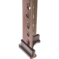Accessoires pour corni&egrave;res perfor&eacute;es - Pied en plastique (montant simple) Industrial Sales