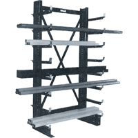 Rayonnage en porte-&agrave;-faux simple Minitree, 36" la x 76-3/16" h Industrial Sales