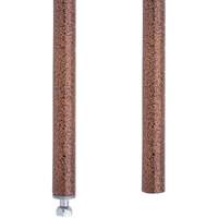MONTANT ETAGERE STYLISEE34 1/2"H,CUIVRE MARTELE Industrial Sales