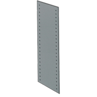 Slotted Angle End Panel, 84" H, 18" D, Galvanized Steel Industrial Sales