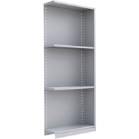 &eacute;l&eacute;ment de rayonnage Interlok, Acier, Sans boulons, Capacit&eacute; 800 lb, 36" la x 88" h x 24" p Industrial Sales