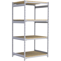 Wide Span Record Storage Shelving, Steel, 4 Shelves, 42" W x 32" D x 84" H Industrial Sales