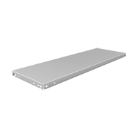 Slotted Angle Shelf, Galvanized Steel, 36" W x 12" D Industrial Sales