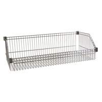 Wire Basket Shelf, 24" W x 48" D, 400 lbs. Capacity Industrial Sales