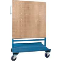 Bin/Pegboard Combo Rack, Double-sided, 38" W x 24-1/2" D x 55" H Industrial Sales