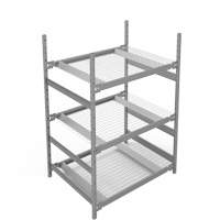 &eacute;tag&egrave;re de grande largeur, Acier, Sans boulons, De base, 42" la x 60" h x 32" p Industrial Sales