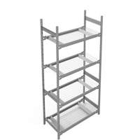 Wide Span Storage Shelving, Steel, Boltless, 1340 lbs. Capacity, 42" W x 84" H x 18" D Industrial Sales