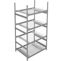 Wide Span Storage Shelving, Boltless, 1340 lbs. Capacity, 42" W x 84" H x 32" D Industrial Sales