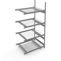 &eacute;tag&egrave;re de grande largeur, Acier, Sans boulons, Capacit&eacute; 1340 lb, 42" la x 84" h x 32" p Industrial Sales